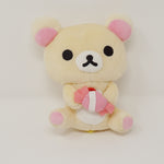2013 Korilakkuma with Pink Candy Prize Plush - Daradara Snacks Rilakkuma
