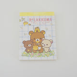 Rilakkuma Honey Forest Mini Memo Pad