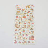 strawberry stickers with rilakkuma 
