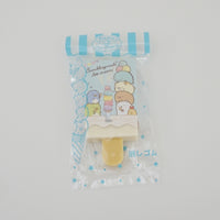 sumikko gurashi ice cream theme erasers with big ice cream cone