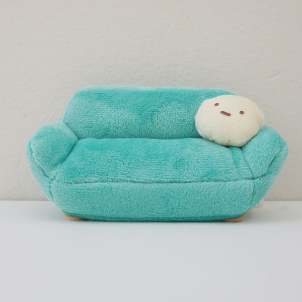 sumikko gurashi sofa in blue with pillow