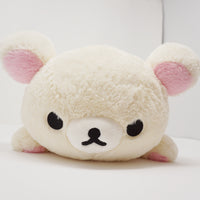 2017 Korilakkuma Fuzzy Laydown Plush - Korilakkuma Meets Chairoikoguma Rilakkuma San-X