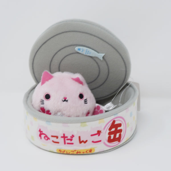 Sakura Neko Dango Set with Plush Can
