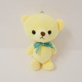 Yellow Bear Plush Keychain "Scott" -  Little Corduroy Bears Code & Roy - Yell Japan