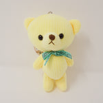 Yellow Bear Plush Keychain "Scott" -  Little Corduroy Bears Code & Roy - Yell Japan