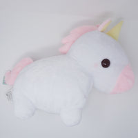 Big White Unicorn Plush - Amuse