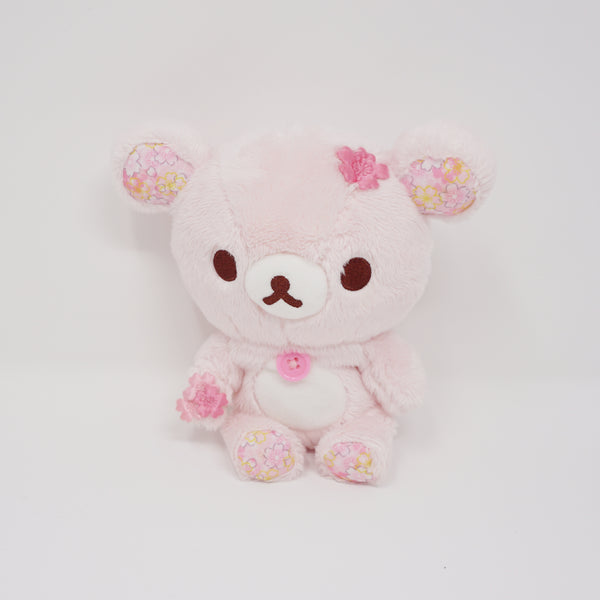 (No Tags) 2017 Pink Sakura Korilakkuma Plush - Rilakkuma Cherry Blossom Theme - San-X