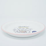Rilakkuma Round Plastic Plate - Deli Theme