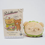 Rilakkuma Burger Reel Keychain - Rilakkuma Deli Plush Keychain Blind Box - San-X