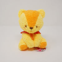 Yellow "Kinako" Fuzzy Bear Plush - Kuma Mochi Teahouse - Yell Japan