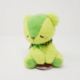Green "Yomogi" Fuzzy Bear Plush - Kuma Mochi Teahouse - Yell Japan