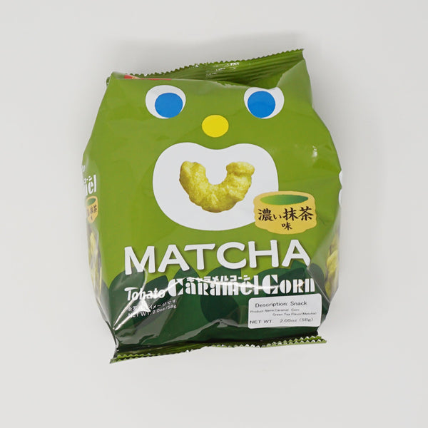 Tohato Caramel Corn Matcha - Japanese Candy - Daiso