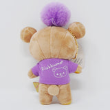 2011 Rilakkuma Purple Plush Keychain - Colorful Rilakkuma Series - San-X