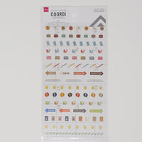 Work Schedule Planner Calendar Stickers - Daiso