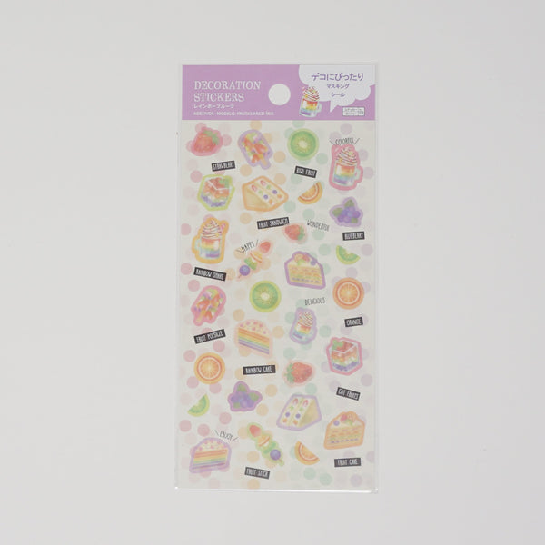 Sweets Sticker Sheet - Daiso