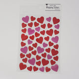 Heart Stickers for Wrapping - Daiso