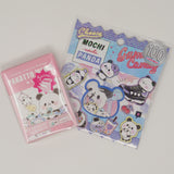 SET Seal Flake Stickers & Pakatto Memo Mochi Mochi Panda Catcher - Kamio Japan