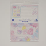 Pastel Cotton Candy Letter Set Stationery - Daiso