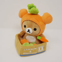 (No Tags) 2014 Rilakkuma Carrot Plush - Lawson Limited Rilakkuma Vegetable Plush - San-X