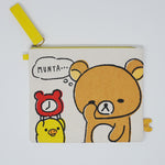 2019 Yellow Zipper Pouch - Sleepy Rilakkuma