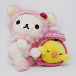 (Detached) 2013 Korilakkuma with Kiiroitori in Scarf Plush - Rilakkuma Happy Natural Time San-X