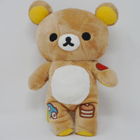 2007 Embroidered Rilakkuma Plush - Korilakkuma Mischevious Everyday