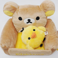 2013 Rilakkuma Sofa & Kiiroitori Pillow Multipurpose Plush Holder - Rilakkuma Closet