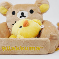 2013 Rilakkuma Sofa & Kiiroitori Pillow Multipurpose Plush Holder - Rilakkuma Closet