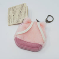 2018 Pink Fuzzy Rilakkuma Mini Plush Backpack Keychain - Always with Rilakkuma - San-X