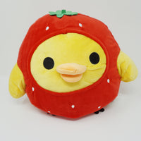 Strawberry Kiiroitori Plush Medium - Rilakkuma Strawberry Theme San-X