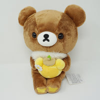 2016 Chairoikoguma with Honey Pot Medium Plush - Rilakkuma Store Limited - San-X