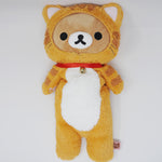 (No Tags) 2014 Orange Cat Long Rilakkuma Plush - Rilakkuma Cat Theme - San-X