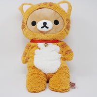 (No Tags) 2014 Orange Cat Long Rilakkuma Plush - Rilakkuma Cat Theme - San-X