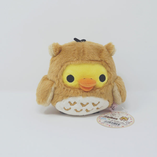 2013 Kiiroitori Owl Plush Keychain - Rilakkuma Happy Natural Time - San-X