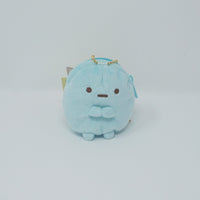 2015 Sumikkogurashi  Plush Keychain Blue Tapioca Coin Purse