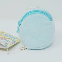 (WITH TAG) 2015 Sumikkogurashi Plush Keychain Blue Tapioca Coin Purse