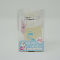 Milk Bottle Scented Eraser (White) - Kamio Japan
