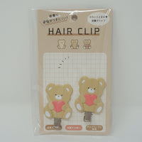 Bear Hair Clip 2 Pack - Kamio Japan