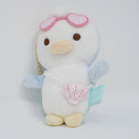(No Tags) 2018 Penguin Plush Keychain - Korilakkuma's Vacation Theme - Rilakkuma San-X