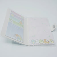 Sumikkogurashi Sticky Note Booklet - Floral Design