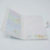 Sumikkogurashi Sticky Note Booklet - Floral Design