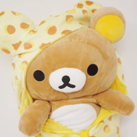 Rilakkuma Reversible Sleeping Bag Snack Pattern Plush - Kigurumi Theme - San-X Original Rilakkuma