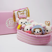 2019 Shichifuku Seven Lucky Korilakkuma Gods Plush Set - Rilakkuma Store Limited
