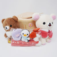 2017 Korilakkuma & Chairoikoguma Plush Set - Rilakkuma Gloves Gift Theme Lawson & Rilakkuma Loppi Limited