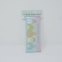 Sumikkogurashi Clear Pen Case - Holding Hands