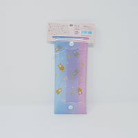 Rilakkuma Clear Pen Case - Pastel Heart Design