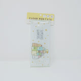 Sumikkogurashi Clear Pen Case - Starry Design