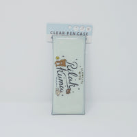 Rilakkuma Clear Pen Case - Slow Life with Rilakkuma