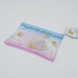 Rilakkuma Mini Clear pouch - Pastel Heart Design