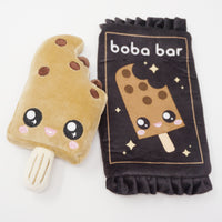 Tapioca Boba Mochi Ice Cream Bar with Plush Zipper Bag Set